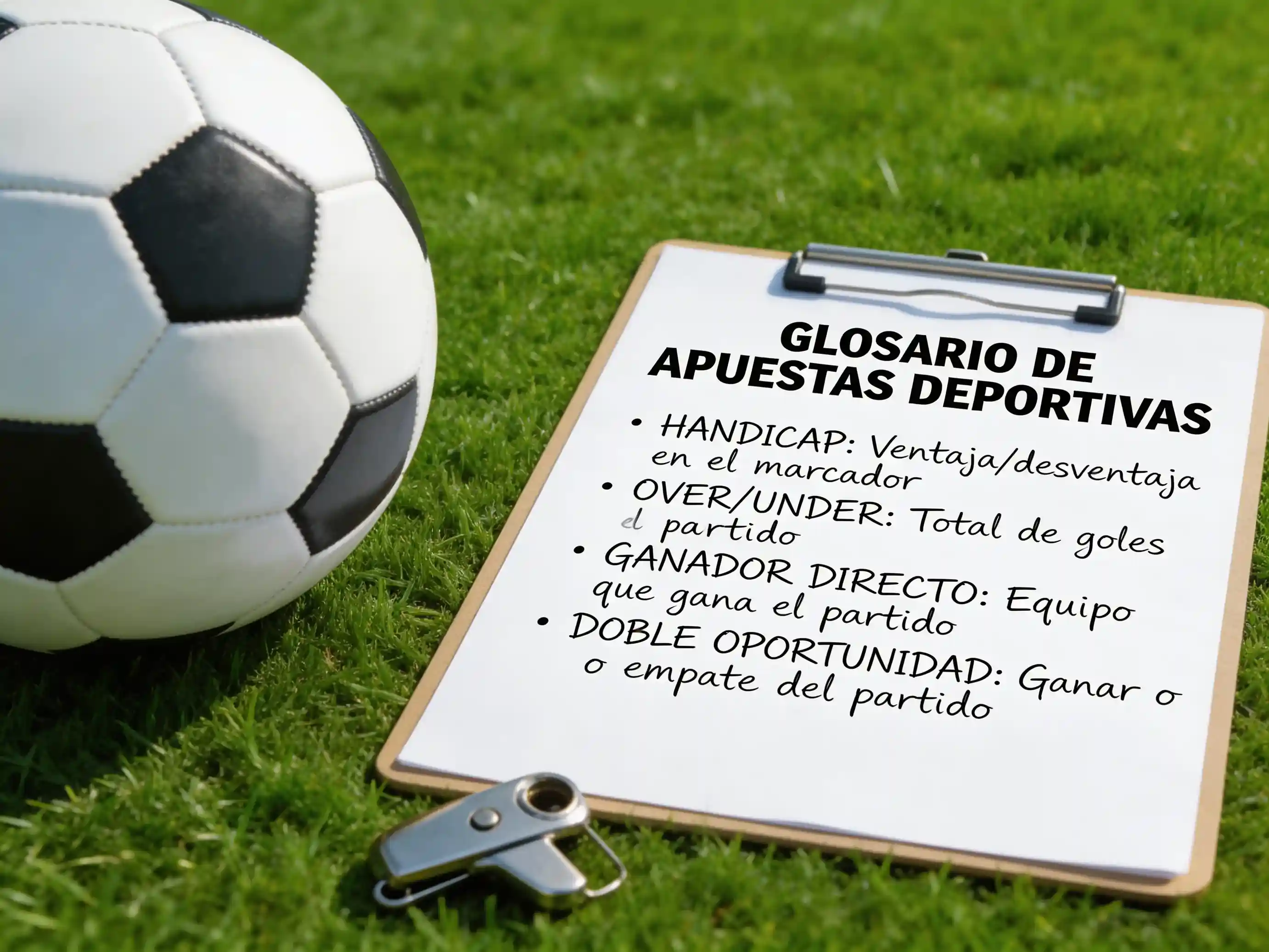 Glosario de apuestas deportivas en español peruano con 70 términos explicados