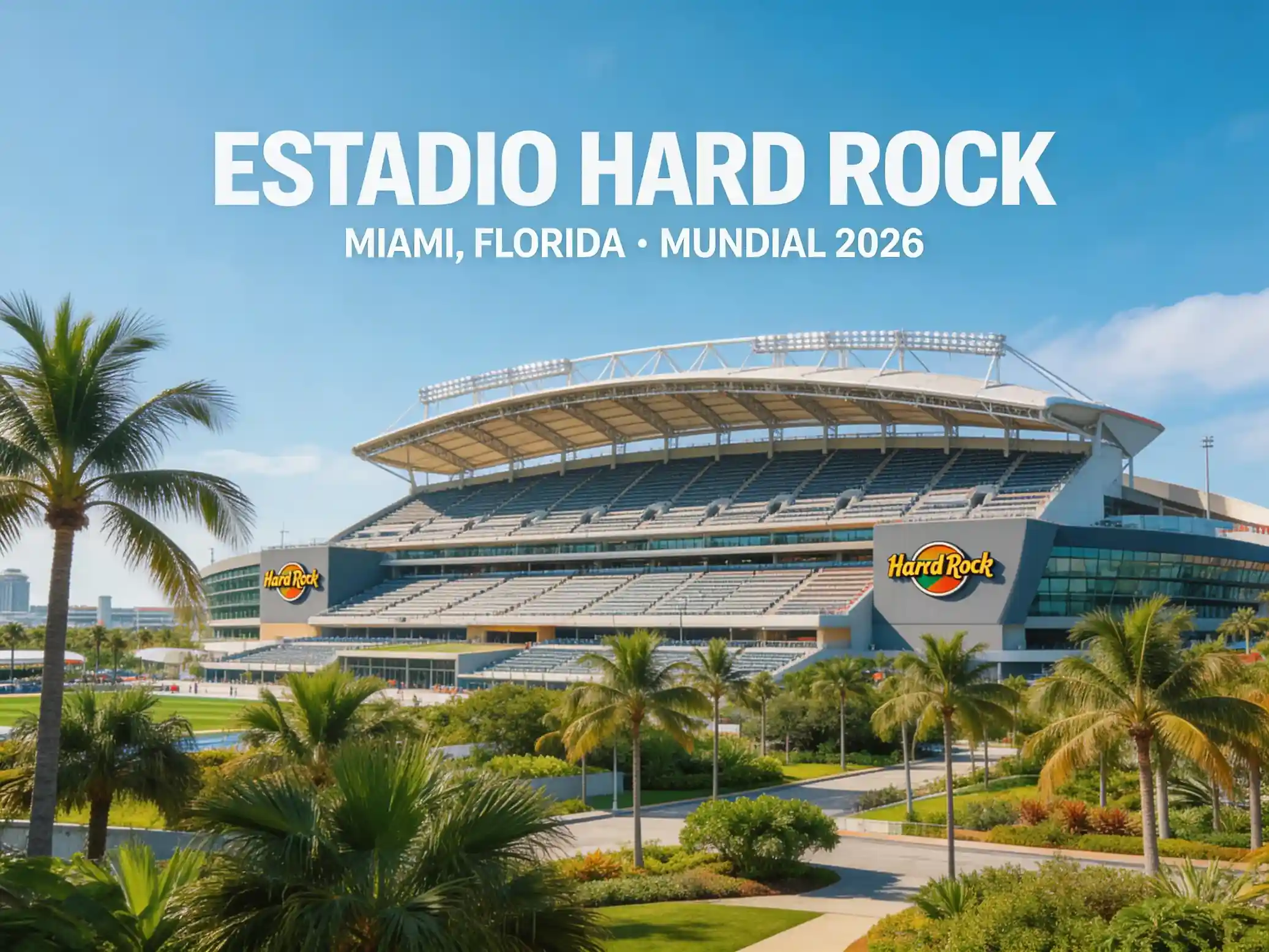 Hard Rock Stadium de Miami Gardens, sede del Mundial 2026