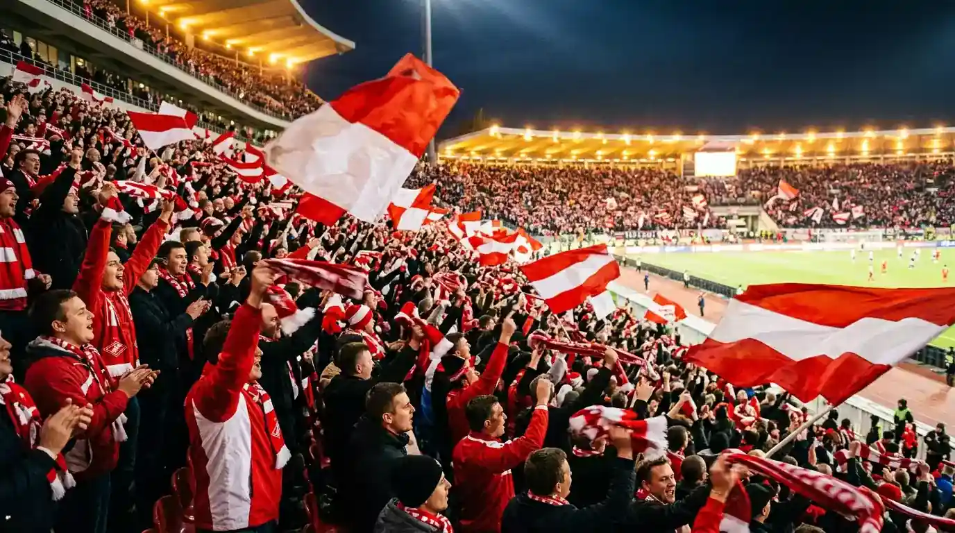 Hinchas de Paraguay celebran con banderas rojas y blancas la clasificación de su selección en el Mundial 2026