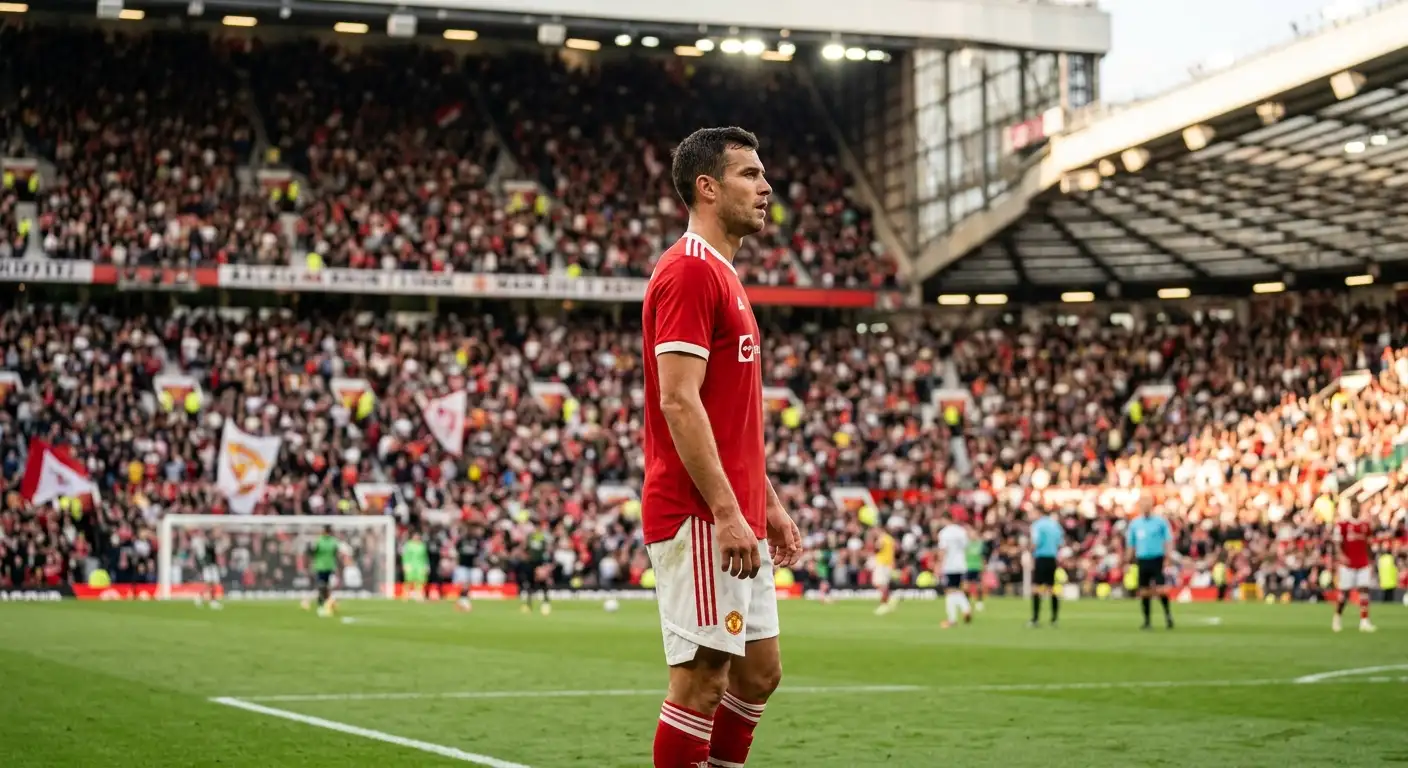 Un jugador con la camiseta roja y blanca observa el campo antes de un partido decisivo del Mundial 2026