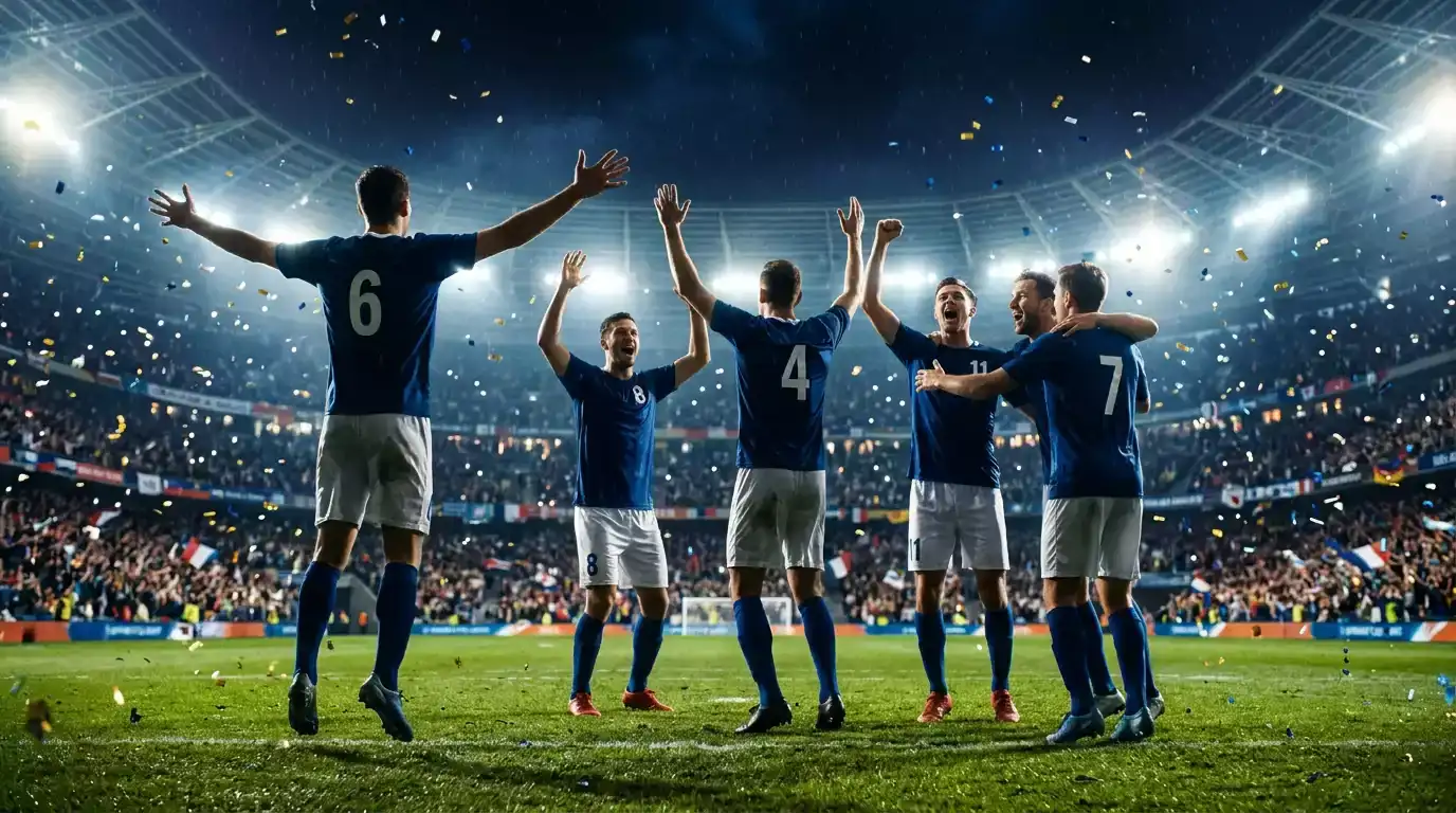 Jugadores celebran la clasificación tras una tanda de penales en el Mundial 2026